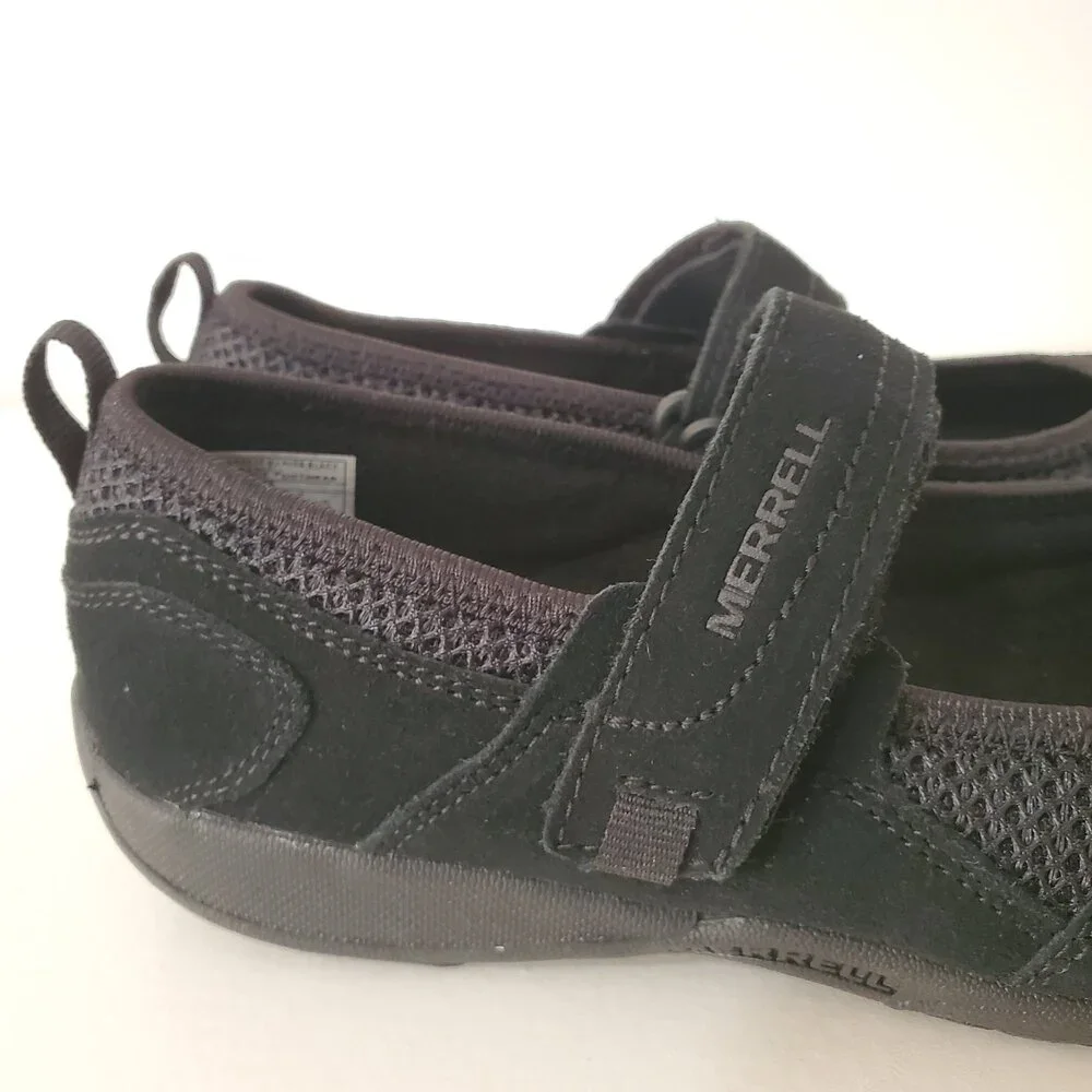 Merrell Mesh Mimosa Breeze Mary Jane MJ Women's Girls Black 5.5 Breathable - Picture 7 of 11